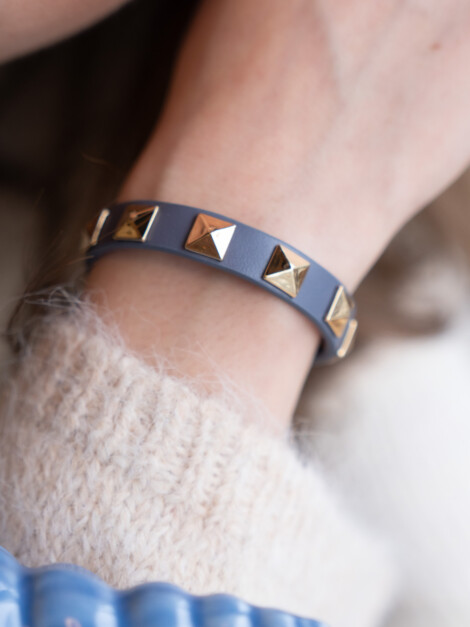 STUDSARMBÅND STEEL BLUE