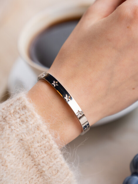 STAR BANGLE SILVER