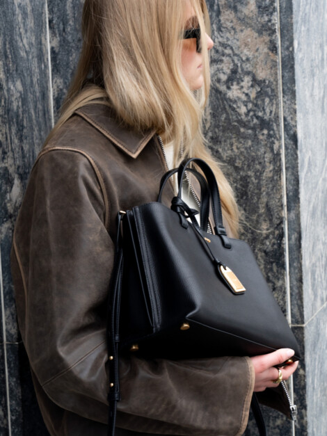 ALYA SATCHEL BLACK