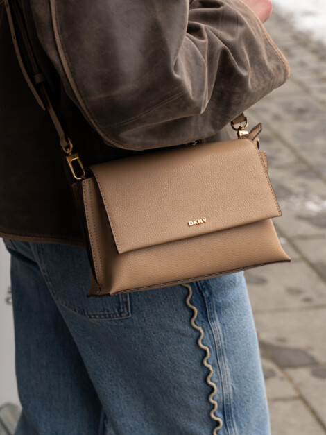 ALYA FLAP CROSSBODY CAPPUCINO