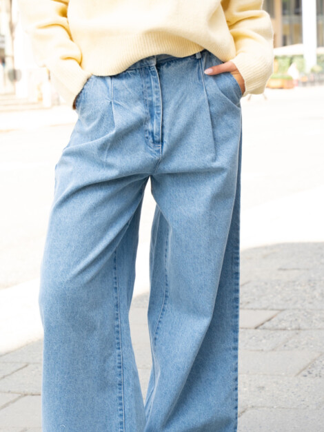 MINNIMD PANTS LIGHT BLUE