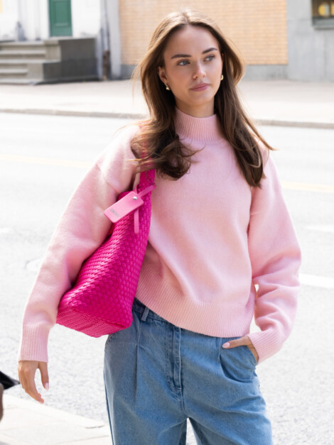 PAULINA KNIT BLOUSE LIGHT PINK