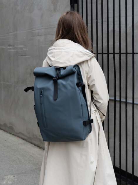 ROLLTOP RUCKSACK LARGE W3 LAGOON
