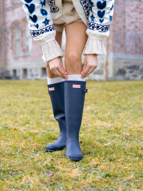 WOMENS ORIGINAL TALL BOOT NAVY