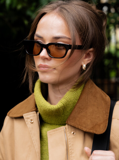 A.K BROR DEMI TORTOISE BROWN LENS