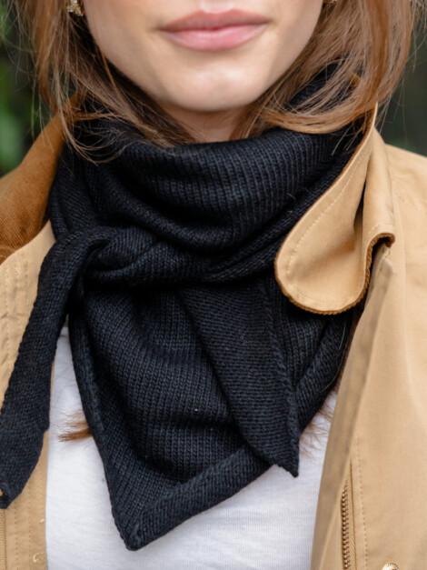 MISTY MEDIUM SCARF BLACK