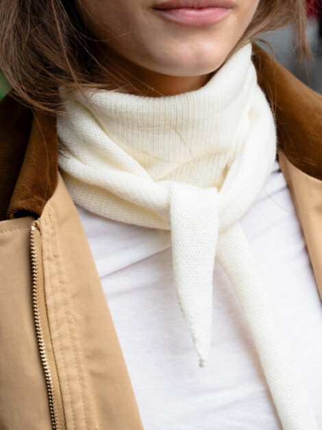 MISTY KNIT SCARF OFF WHITE