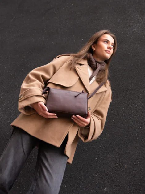 RIVA SHOULDER BAG LOTTA DARK BROWN