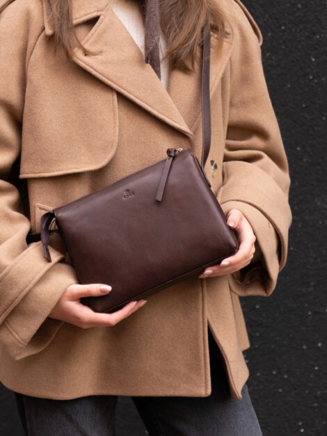 RIVA SHOULDER BAG LOTTA DARK BROWN