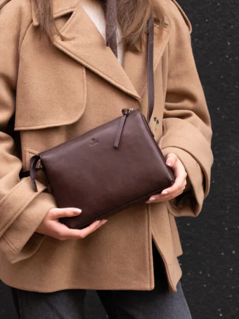 RIVA SHOULDER BAG LOTTA DARK BROWN