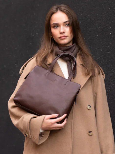 Riva handbag Pil Dark Brown