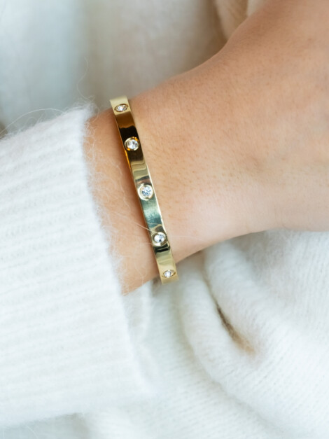 BIG DOT BANGLE CRYSTAL
