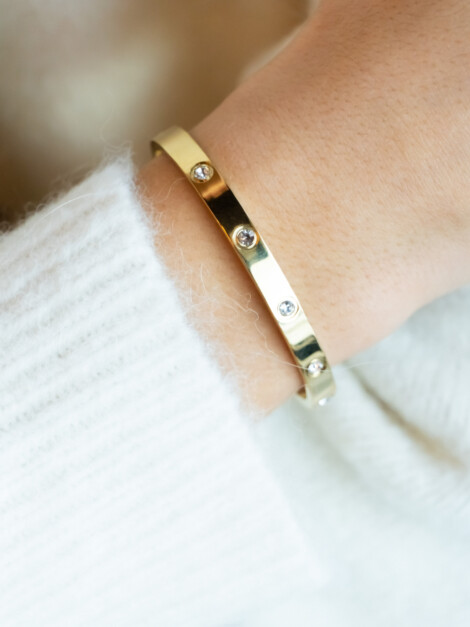 BIG DOT BANGLE CRYSTAL