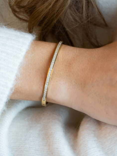 CRYSTAL BANGLE THIN CRYSTAL