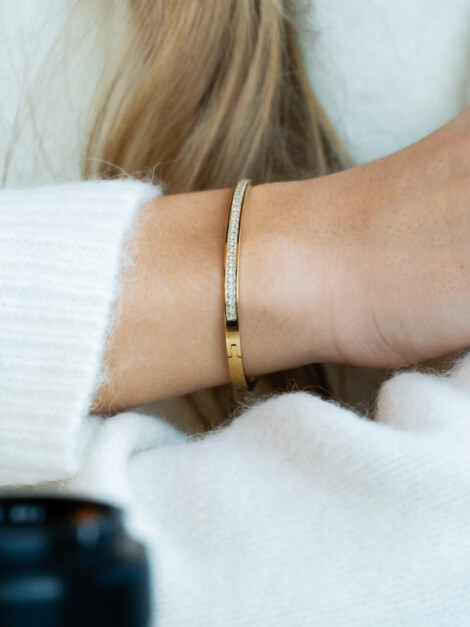 CRYSTAL BANGLE THIN CRYSTAL