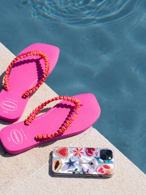 HAVAIANAS SLIM SQUARE BOHO PINK FLUX