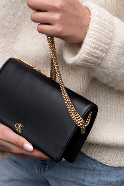 CK WALLET ON CHAIN BLACK