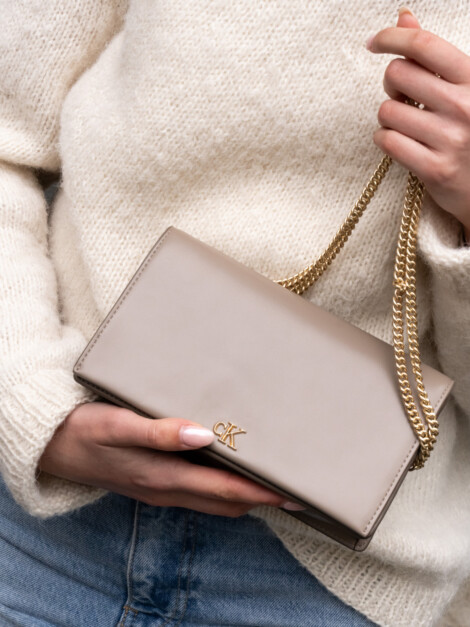 CK WALLET ON CHAIN DESERT TAUPE