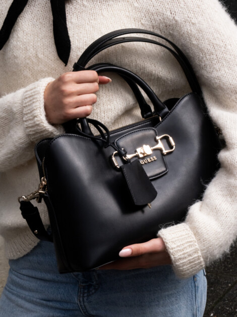 JANIE GIRLFRIEND SATCHEL BLACK