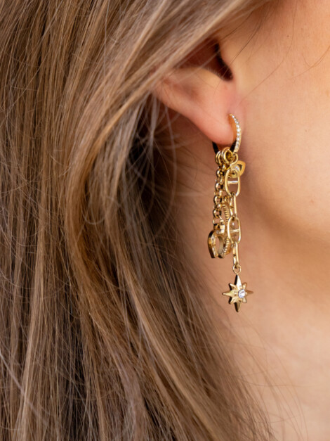 LUCKY CHARM EARRINGS GOLD