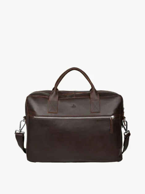 CATANIA BRIEFCASE AXEL 15'6 DARK BROWN