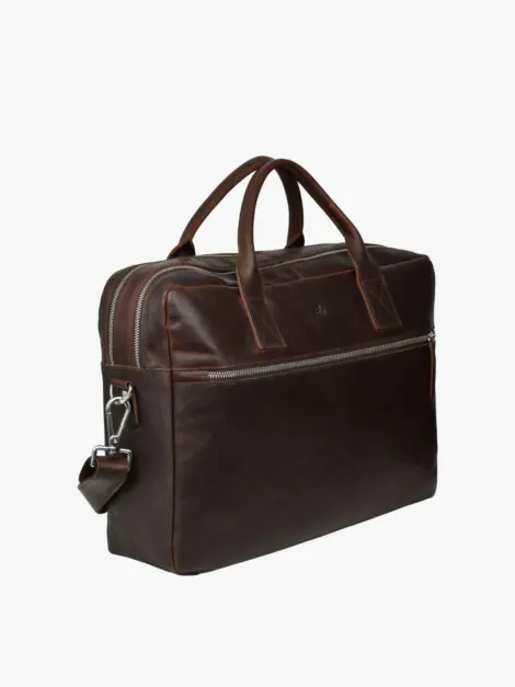 CATANIA BRIEFCASE AXEL 15'6 DARK BROWN