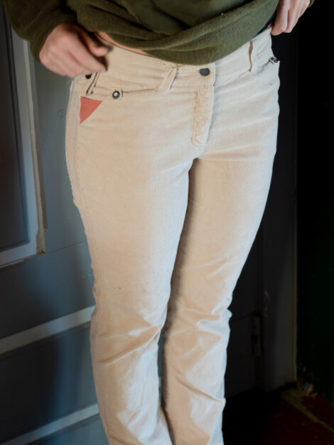 FJORDCORD SLACKS 16 WALE DESERT