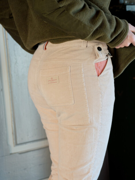 FJORDCORD SLACKS 16 WALE DESERT