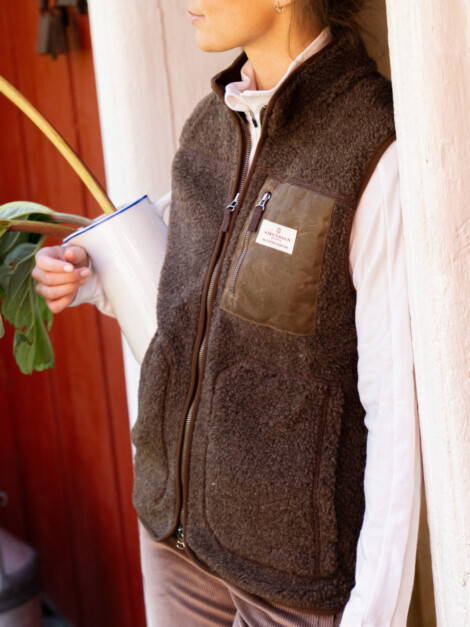 HEROES WOOL FLEECE VEST COWBOY