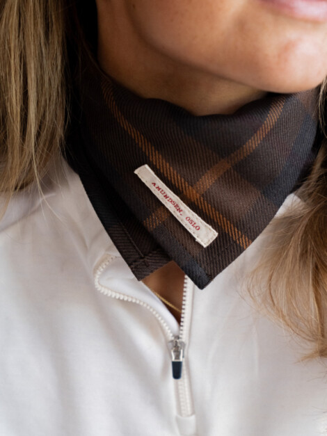 FIELD BANDANA HUNTER BROWN CHECKS