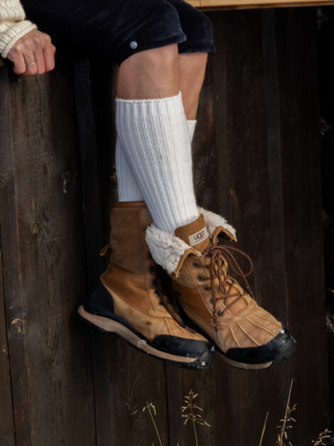 V-BOND SOCKS OFFWHITE