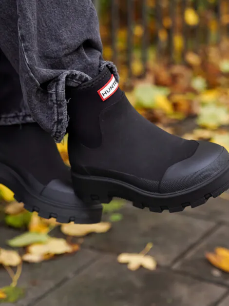 HUNTER ELEMENTS NEOPRENE CHELSEA BOOT BLACK