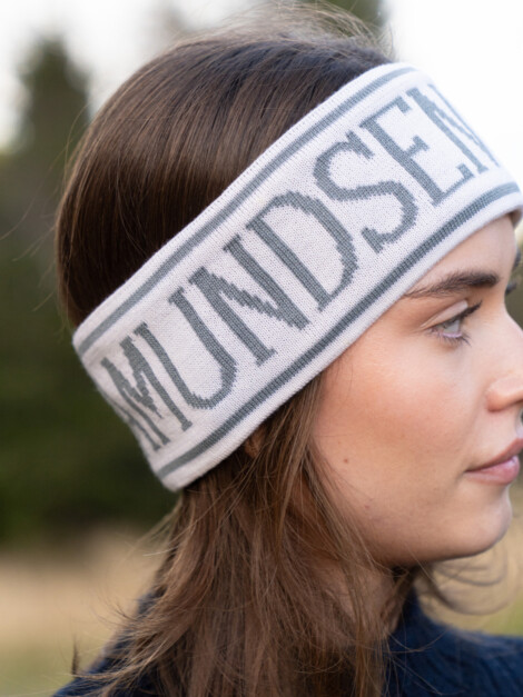 SKI HEADBAND WHITE/STORMY BLUE