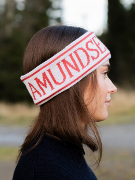 SKI HEADBAND WHITE/RED