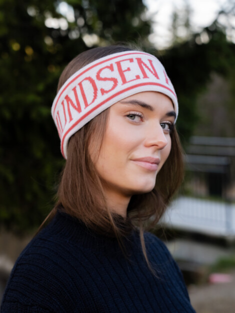SKI HEADBAND WHITE/RED