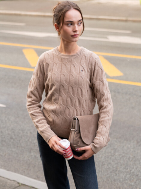 SOFT WOOL CABLE SAFARI CANVAS