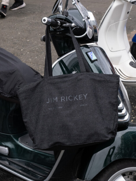 JIM RICKEY DOUBLE TOTE BLACK DENIM