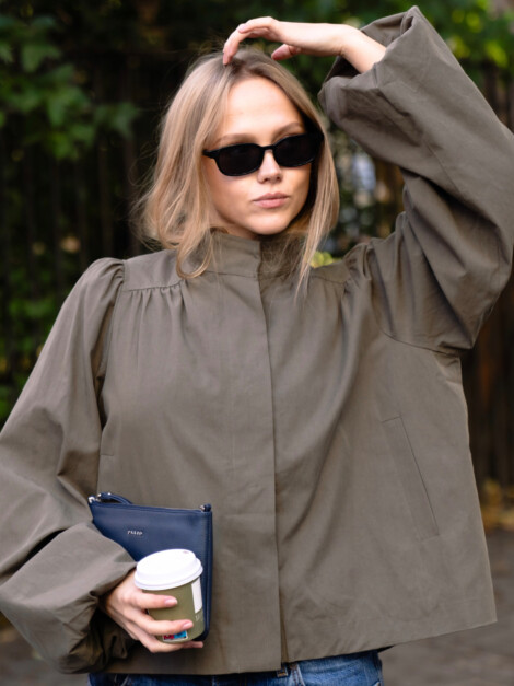 TIRSA TWILL JACKET ARMY