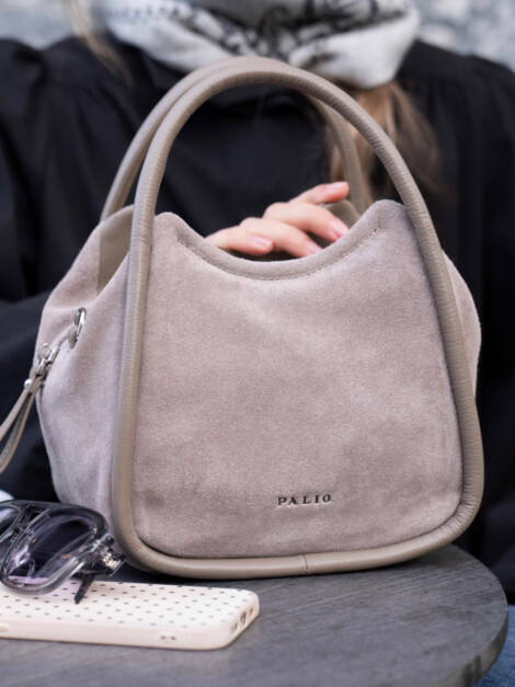LINNEA SUEDE TAUPE