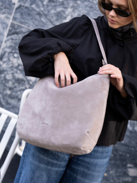 LOUISE SUEDE TAUPE