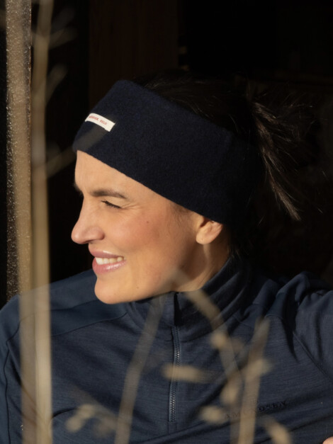 BOILED HEADBAND FADED NAVY