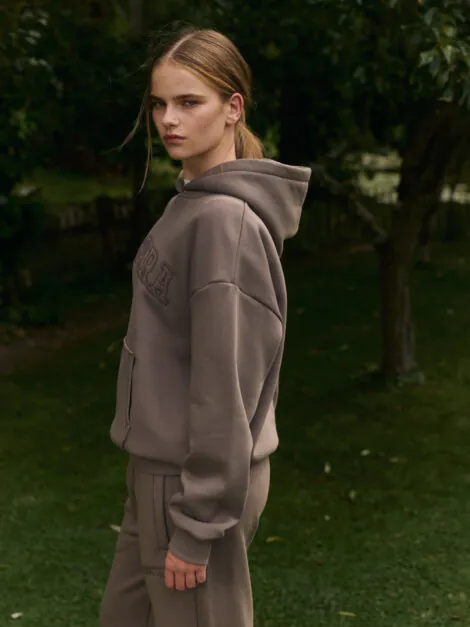W. ALL-STAR HOODIE WALNUT