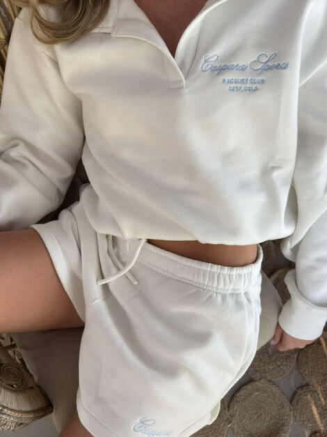 RACQUET CLUB SL RUGBY SHIRT WHITE