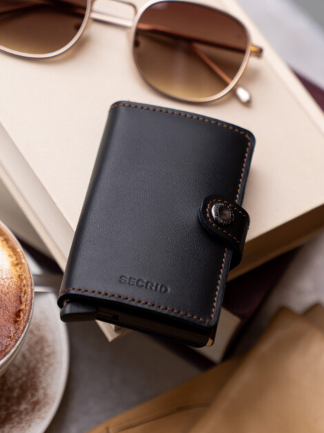 MINIWALLET ORIGINAL BLACK-BROWN
