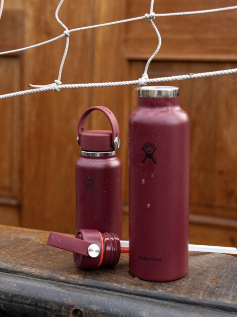 21 OZ STANDARD FLEX STRAW CAP BURGUNDY