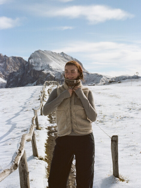 HEROES WOOL FLEECE VEST NATURAL