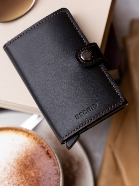 MINIWALLET ORIGINAL BLACK-BROWN