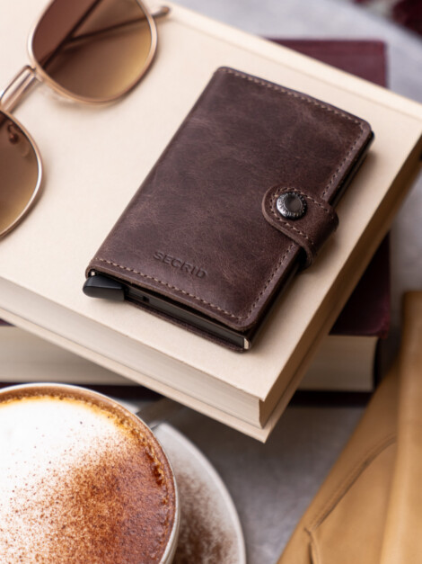 MINIWALLET VINTAGE CHOCOLATE