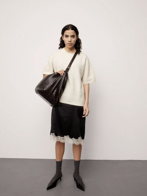 SALERNO SHOULDER BAG MALOU DARK BROWN