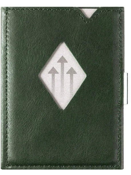 EXENTRI LEATHER WALLET GREEN